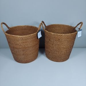 Threshold Rattan Basket Set